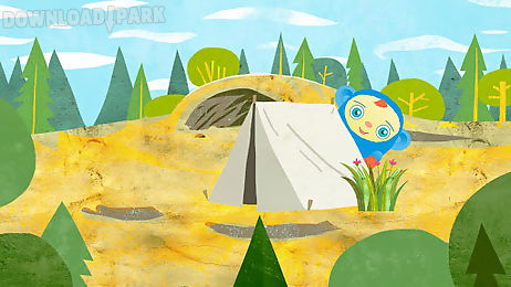 peekaboo goes camping game