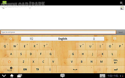 gokeyboard woodgraintheme(pad)