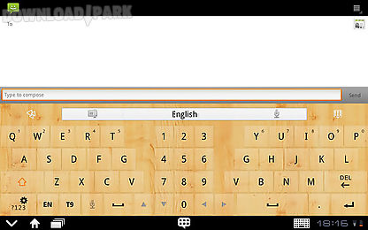 gokeyboard woodgraintheme(pad)