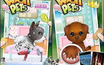 Wash pets - kids games