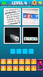 whats the word: 4 pics 1 word