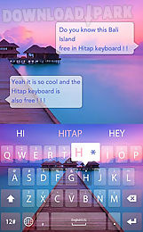 bali island for hitap keyboard