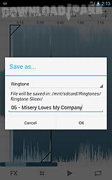 ringtone creator:editor&slicer