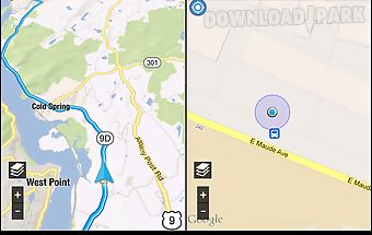 Gps map using google maps