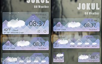 Jokul theme go weather ex