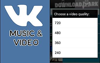 Vkontakte music and video