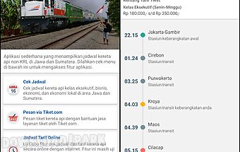 Jadwalka kereta api indonesia