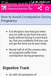 pregnancy nutrition tips free