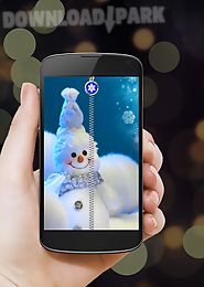 snowman zipper screen lock