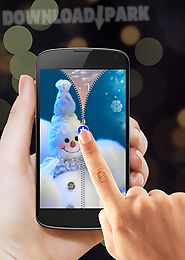 snowman zipper screen lock