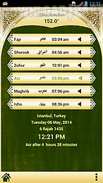 universal prayer times & qibla