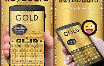 Gold go keyboard theme