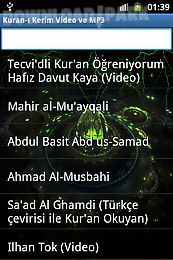 holy quran video and mp3