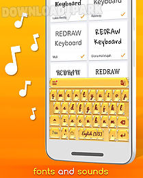 redraw keyboard emoji & themes