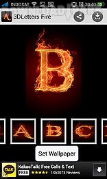 fire letter 3d