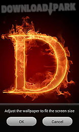 fire letter 3d