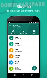 call blocker : blacklist