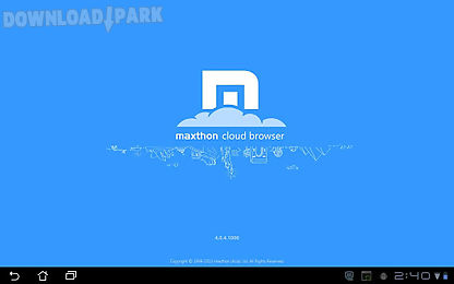 maxthon browser for tablet