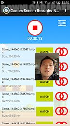 games screen recorder no root