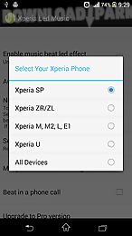 led music for xperia