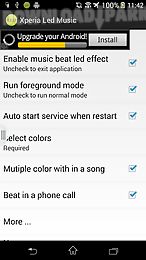 led music for xperia