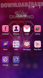my diamond go launcher theme