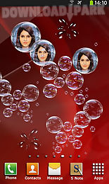 photo bubbles live wallpaper