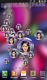 photo bubbles live wallpaper