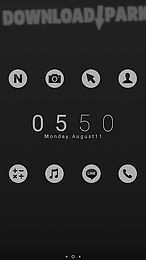 grey in black dodol theme