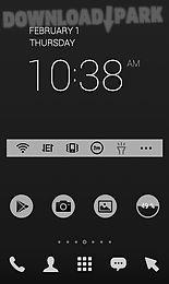 grey in black dodol theme