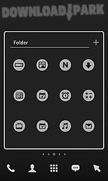 grey in black dodol theme