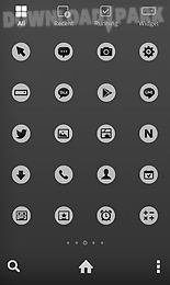 grey in black dodol theme