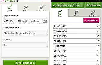 Mobile, dth, datacard recharge