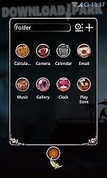 next launcher theme blackwitch