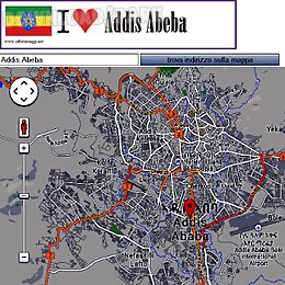 addis ababa map