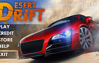 Car drift desert