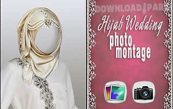 Hijab wedding photo montage