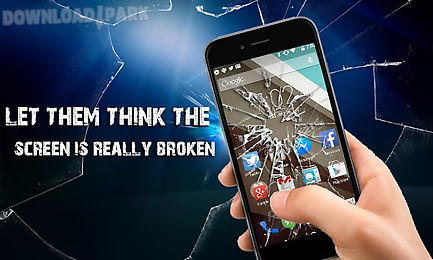 broken screen-crack app prank