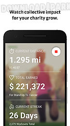 charity miles walk&run tracker