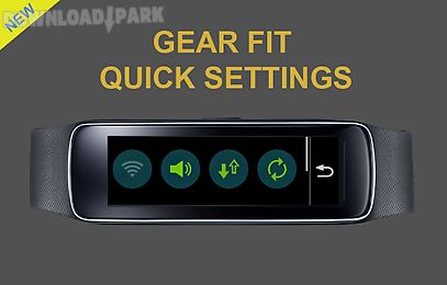 gear fit quick settings