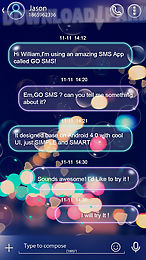 go sms color bubble theme