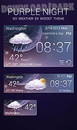 purplenight theme go weatherex
