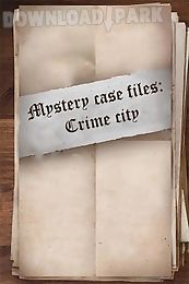 mystery case files: crime city