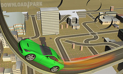 extreme car stunt city driving