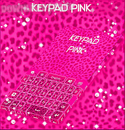 keypad pink cheetah