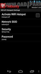 tetherfy(wifi tether w/o root)