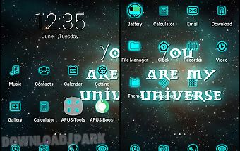 Universe-apus launcher theme