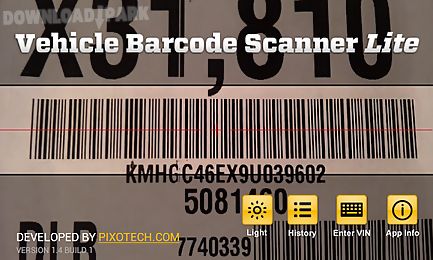 vehicle barcode scanner lite