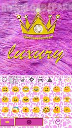 luxury emoji keyboard theme