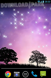 meteorshower live wallpaper